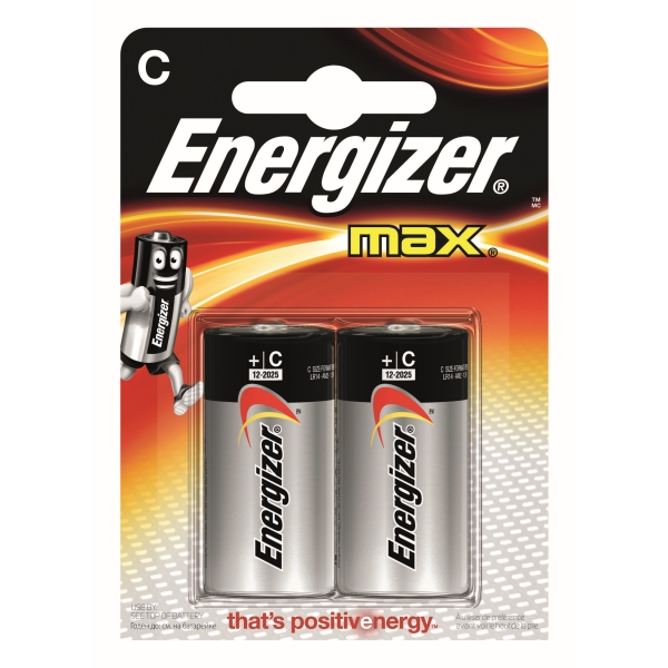Energizer C/LR14 - Ε93 Max+Power Seal, 2τμχ